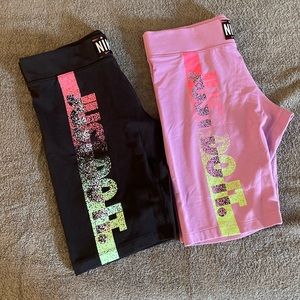 Women Nike Bike Shorts Black/Purple